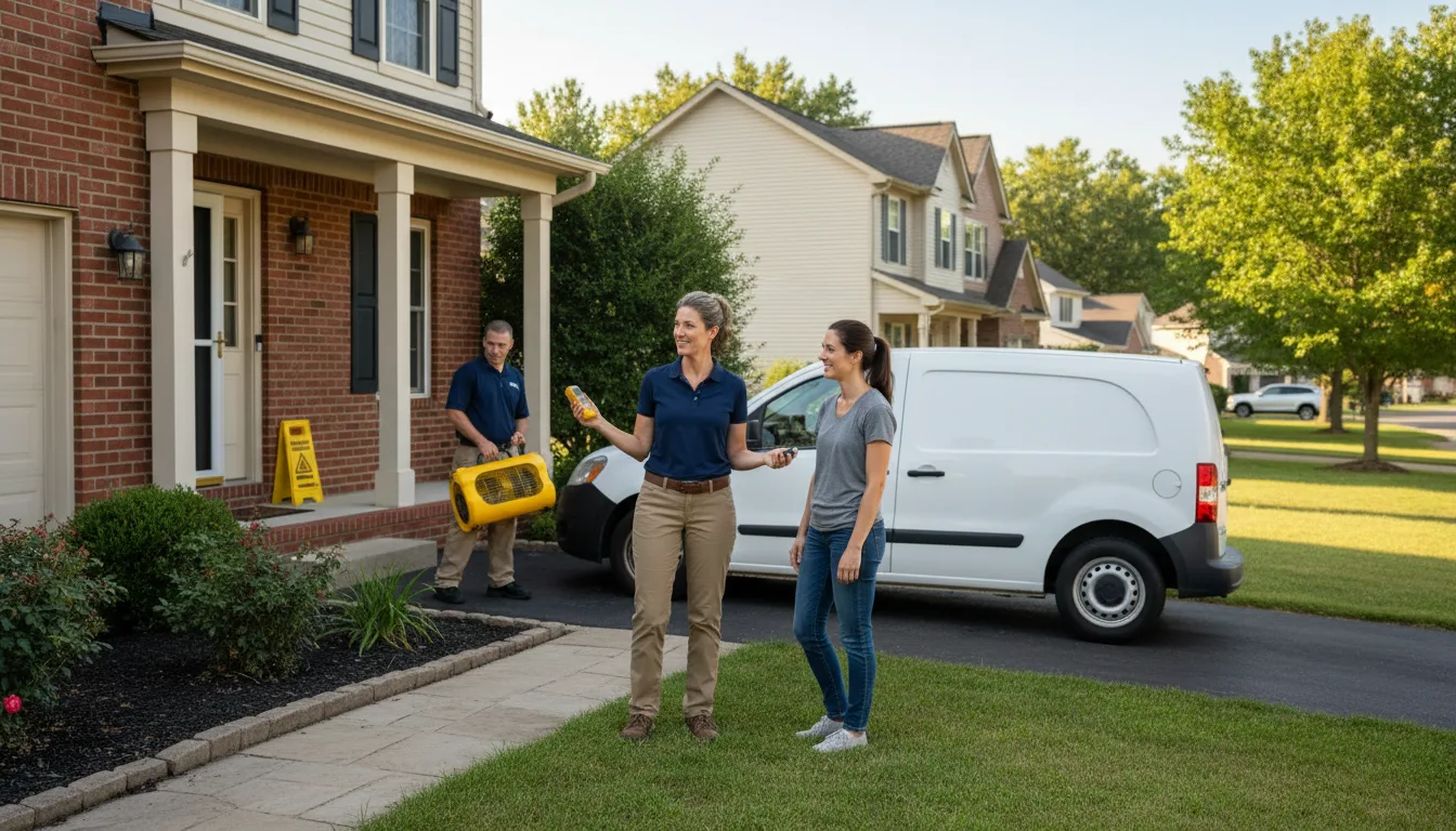 Residential water damage restoration in Imlay, NV